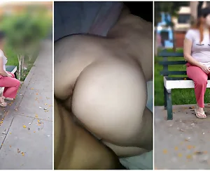 I catch a super-fucking-hot mummy with a yam-sized booty on the street and she offers me to go to her building for some juicy Point of view orgy
