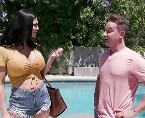 Jasmine Jae gets a surprise pecker at the vacation rental - BangTrickery